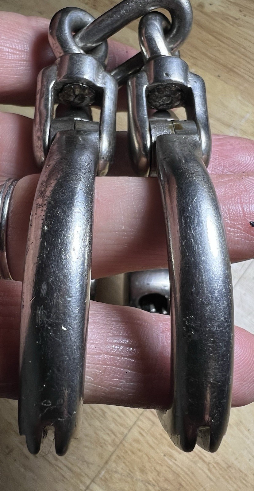 Antique Tower Beans Pattern Handcuffs with Key