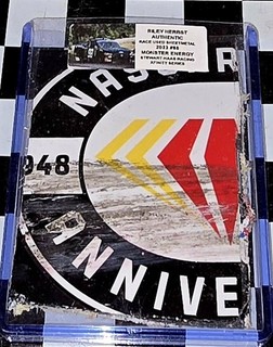 RILEY HERBST RACE USED COMPOSITE 2023 #98 MONSTER ENERGY NASCAR 75TH SHR RH04