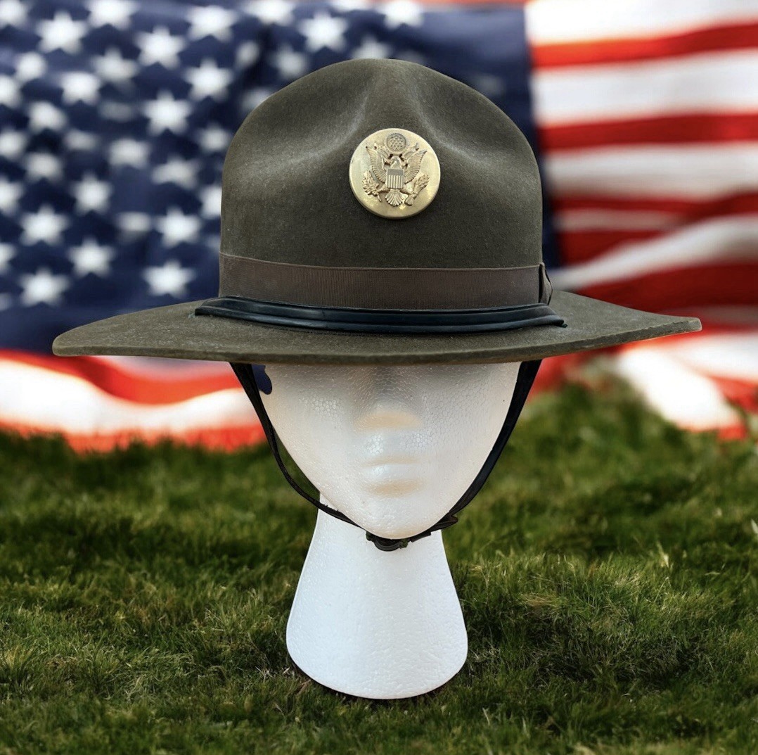 Army Drill Sergeant Campaign Hat with Great Seal Insignia