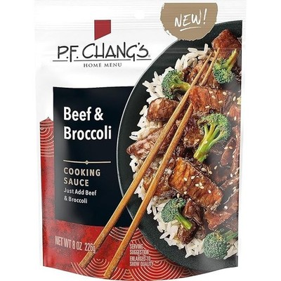 P.F. Chang's Home Menu Beef and Broccoli Cooking Sauce Pouch, 8 oz (Pack of 3)