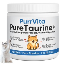 Taurine Supplement Powder for Cats 200 Grams 1 Supports Vision Heart Immune