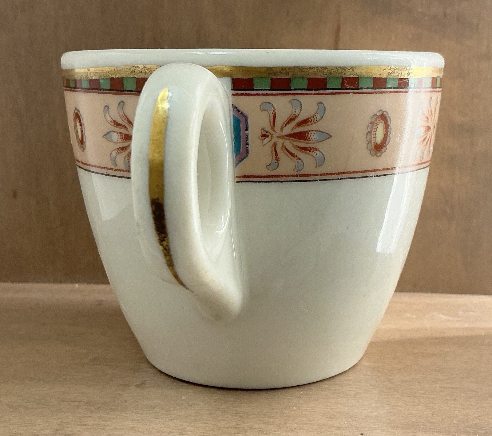 Hotel New Yorker Lamberton Scammell China Cup c1930s Ivory Art Deco