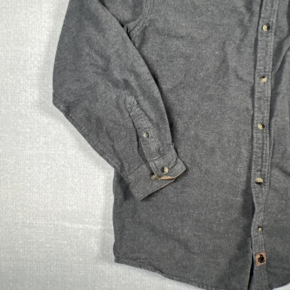 Legendary Whitetails Shirt Mens LT Chamois Flannel Corduroy Trim Buck Camp - Image 4 of 4