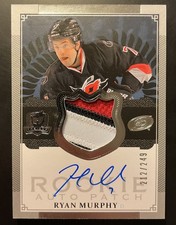 13-14 UD Upper Deck The Cup Ryan Murphy /249 Rookie Patch Auto - RPA