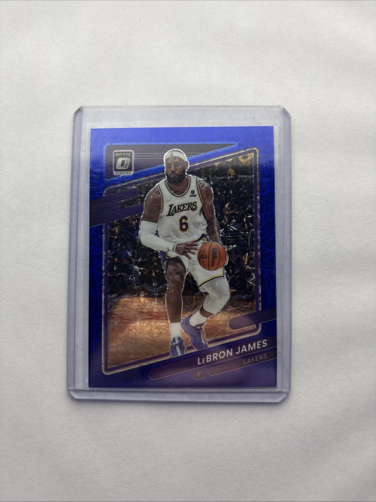 2021-22 Panini Donruss Optic - LeBron James #41 Blue Velocity Prizm