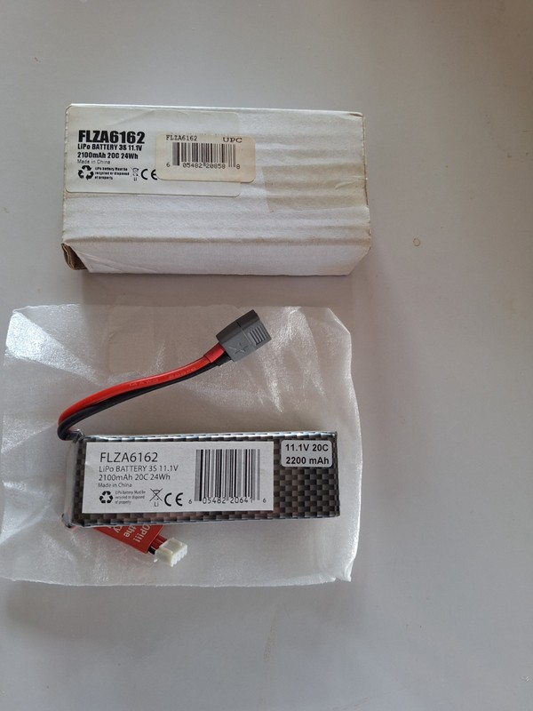 FLZA6162 11.1V 2100mAh 24Wh 20c 3S LiPo RC Battery