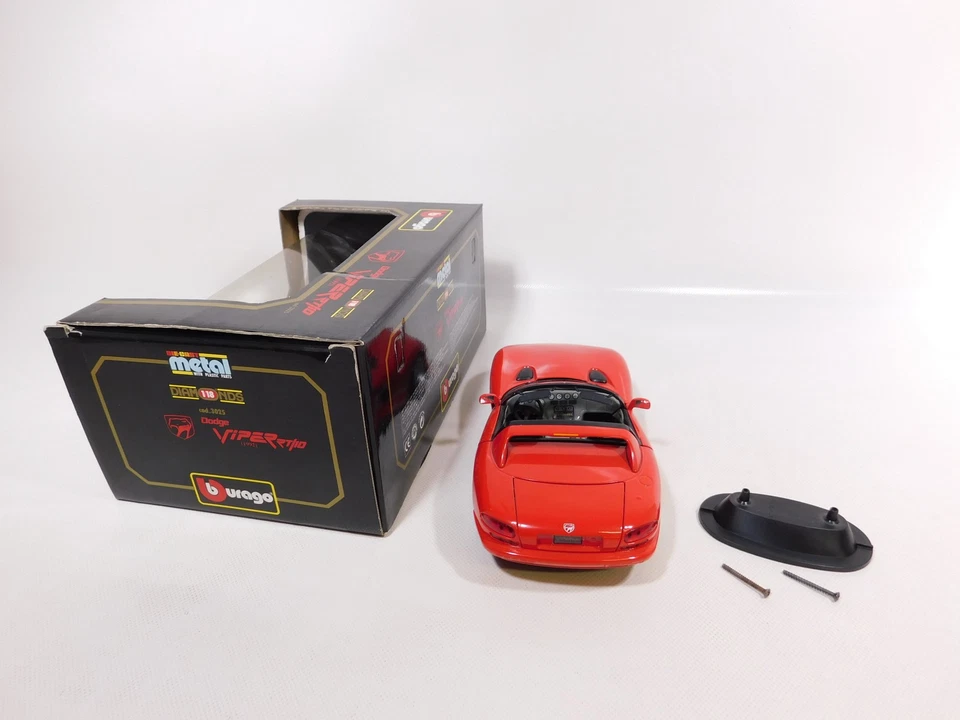 Bburago Diamonds 1:18 Cod. 3025 Model Dodge Viper RT/10 (1992) Mint Box - Image 4 of 4