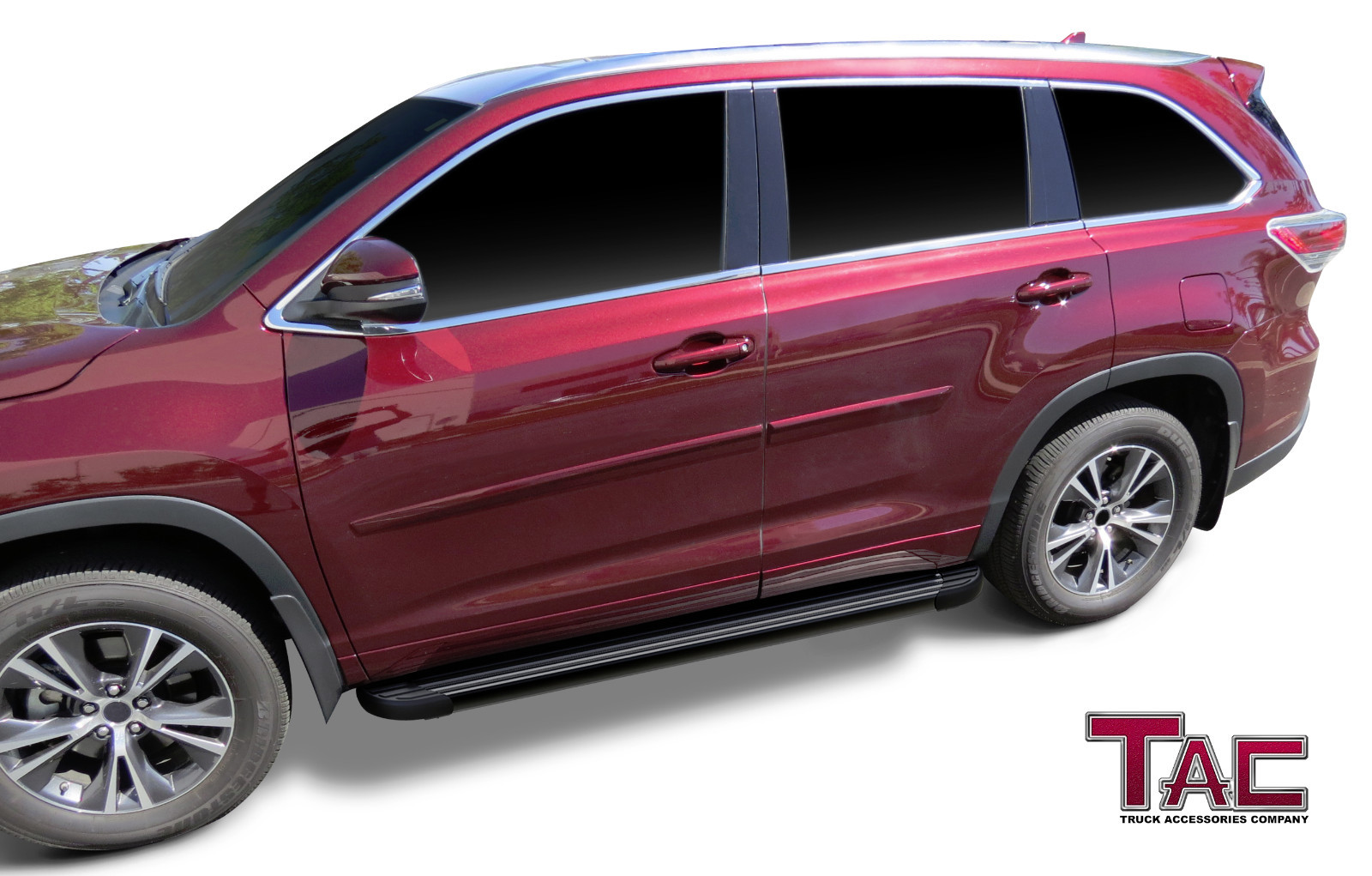 Aluminum Running Board for 20142018 Toyota Highlander Side Step Rail