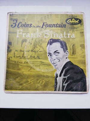 F. SINATRA 3 COINS IN THE FOUNAIN 45 Runden EP(4 Tracks) CAPITOL USA 1959''(278)