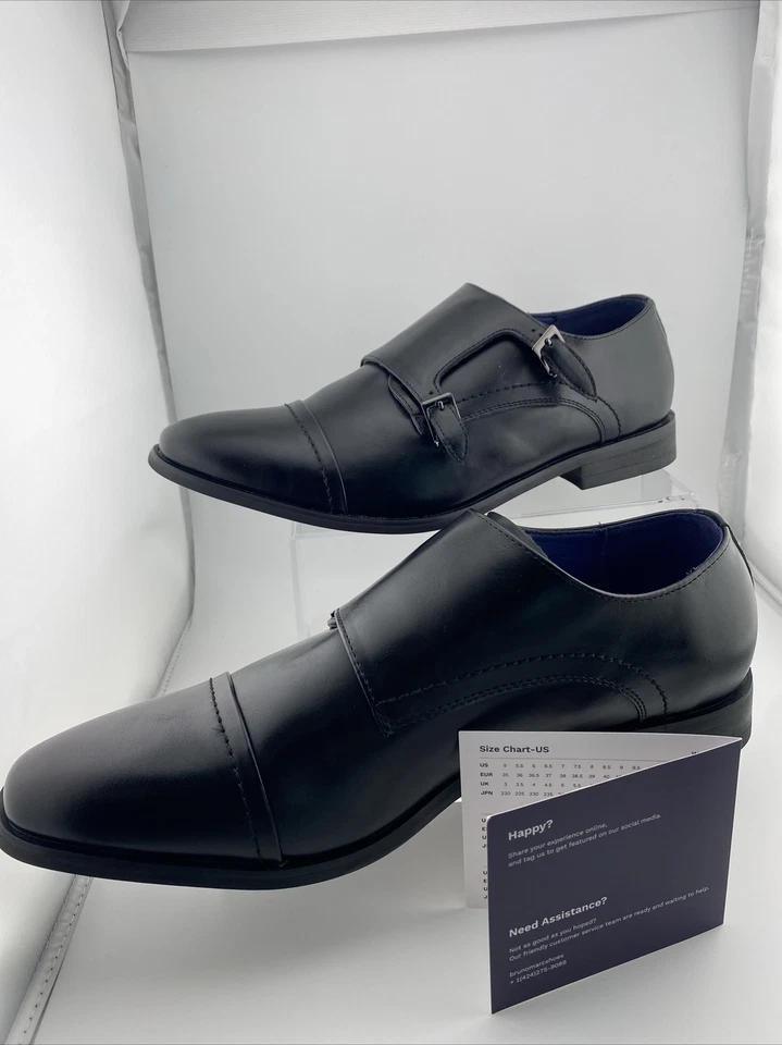 Мужские черные мокасины BRUNO MARC NEW YORK Hutchingson размер 9,5! Новый с коробкой!! - Изображение 3 из 4