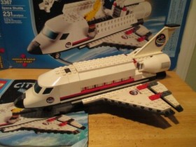 LEGO 3367: City Space Shuttle Complete With Mini Figure Manual Box USED