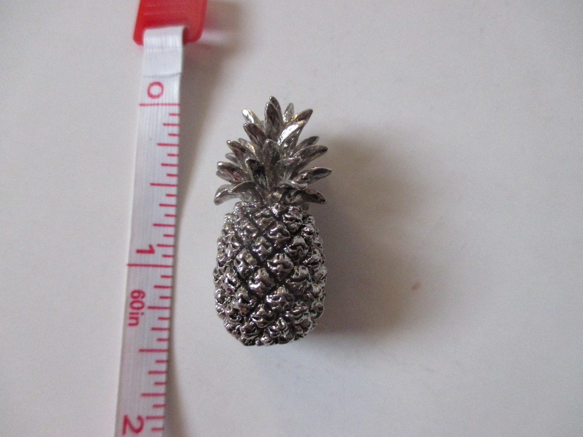 The Pineapple Tradition Zinc Pinaeapple Pocket Charm by Ganz W