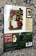 Noel Snowman Punch Needle Kit 5  x7  2008