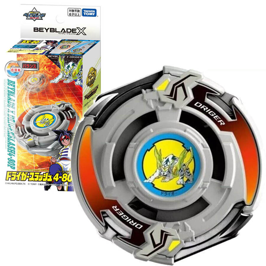 TAKARA TOMY B-00 Driger Slash 4-80P Beyblade X Burst Booster BXG04