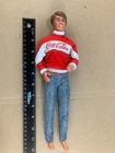 Vintage Barbie Ken Doll Toy Coca Cola Shirt Acid Wash Jeans 1969 70s 80s Surf