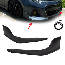 2pcs For 2014 2015 2016 Toyota Corolla S Front Bumper Lip Spoiler Body Kit 14-16 2pcs For 2014 2015 2016 Toyota Corolla S Front Bumper Lip Spoiler Body Kit 14-16