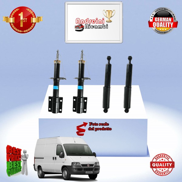 KIT 4 StoßDÄMpfer Vorn + Hinten Fiat Ducato 2.0 81KW 110PS AB 2003 -> A35-image