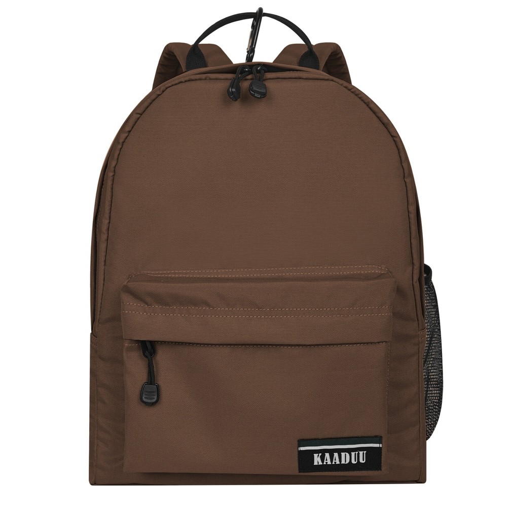Brown Camera & Hydration Rolling Backpack for School & Travel