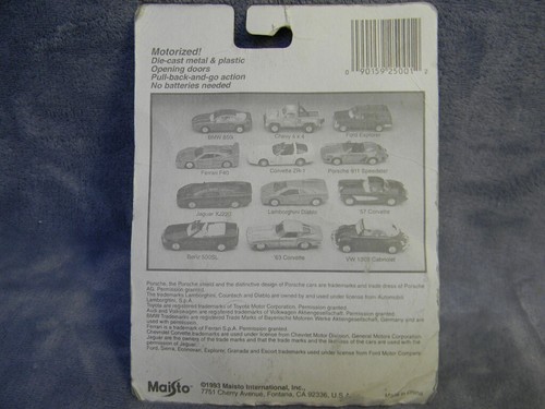 1/43 SCALE VINTAGE 1993 LOTUS ESPIRIT POWER RACER SILVER DIECAST CAR BY MAISTO - Picture 4 of 5