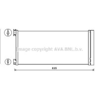 AVA Quality Cooling Kondensator Klimaanlage Mit Trockner FüR Renault Trafic
