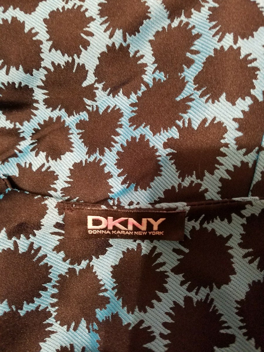 Gilet Jacquard Femme DKNY - Fermeture Zip Devant, Bleu, Taille M, Neuf Sans étiquettes