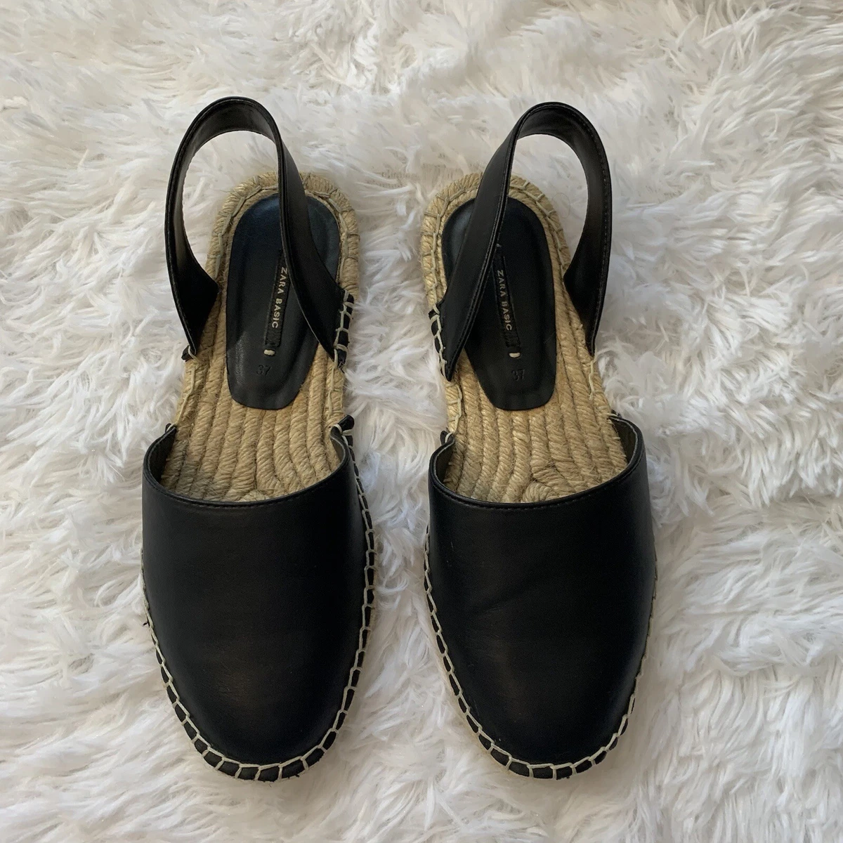 Zara clearance slingback espadrilles
