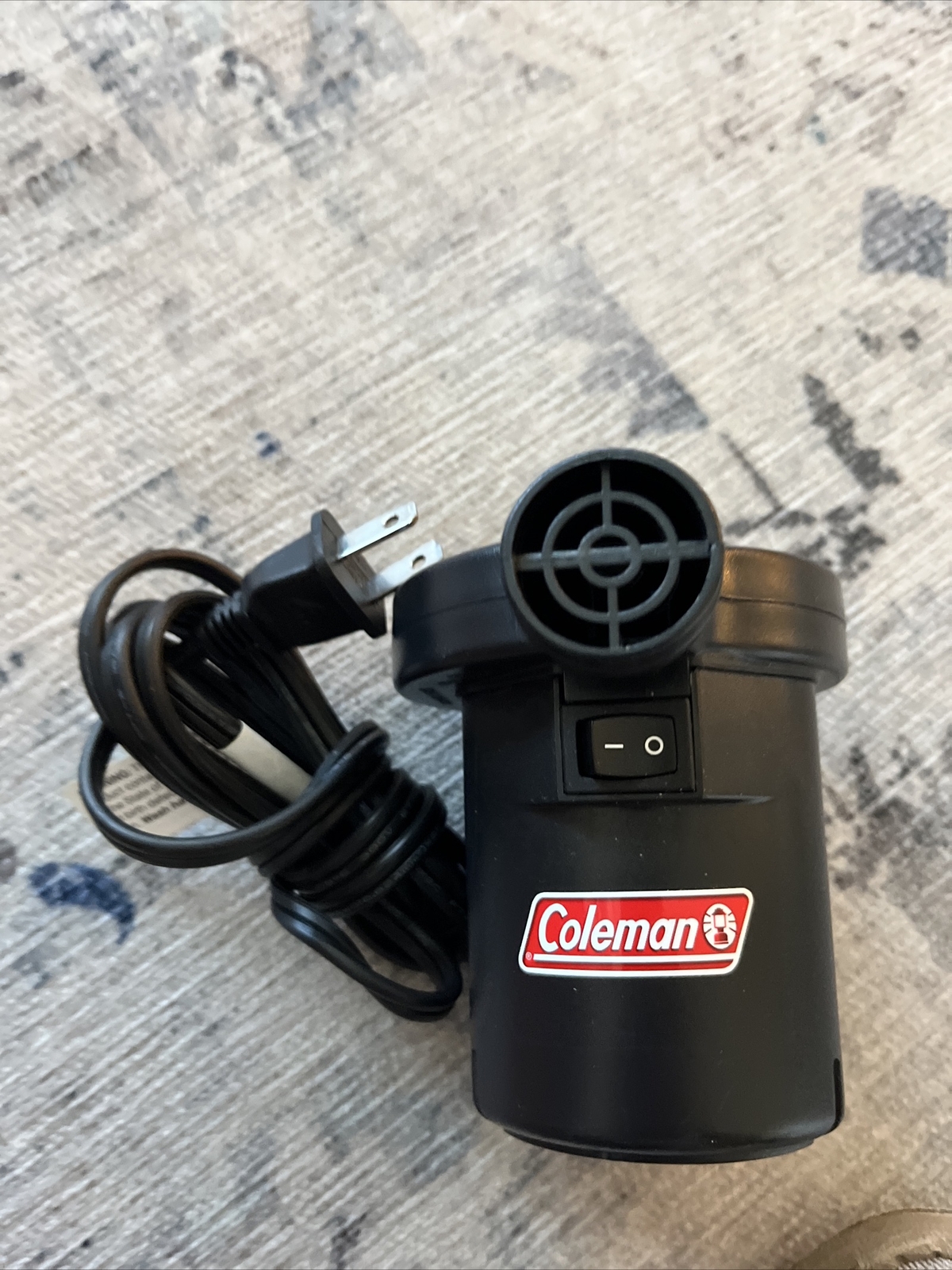 Coleman Electric Mattress Air Pump Model HB55100B NO Attachments eBay