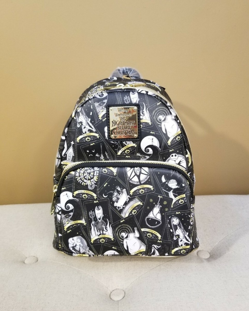 Loungefly Disney Nightmare Before Christmas Tarot Card Mini Backpack NEW