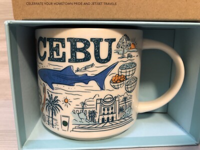CEBU Philippines Starbucks coffee Cup Mug 14oz Been There Series