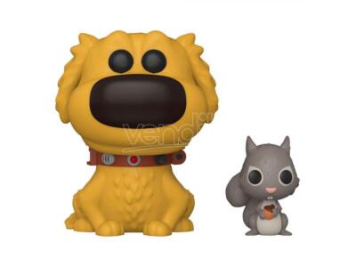 Dug Days Pop & Buddy Disney Vinyl Figur Dug mit Eichhörnchen 9 cm Funko