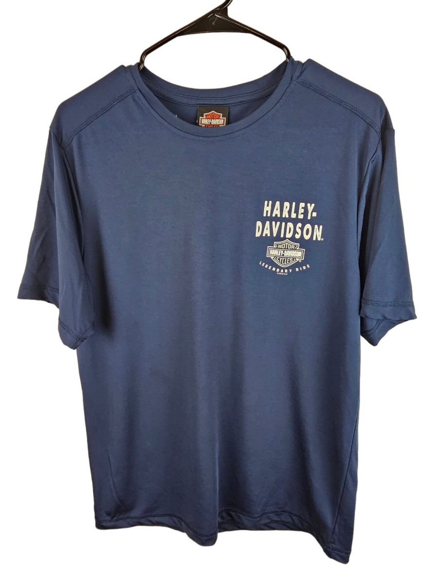 Harley Davidson Motorcycle T Shirt Biker Built Destin Florida