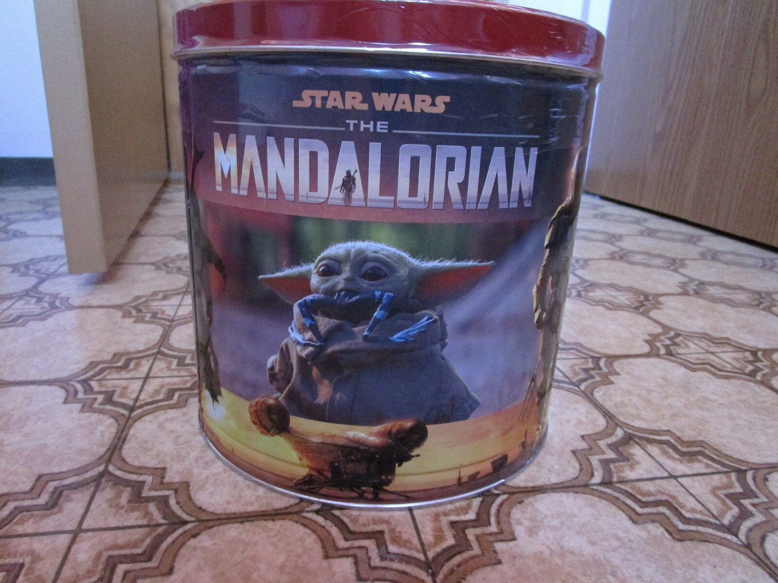 NEW Star Wars Mandalorian Baby Yoda Popcorn Holiday Tin eBay