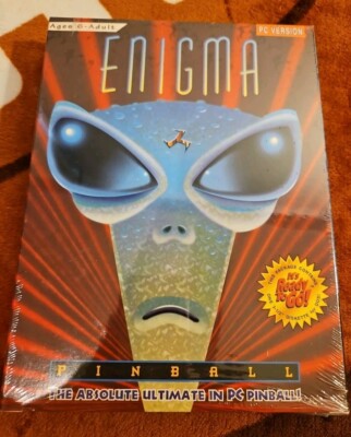 Enigma Epic PC Pinball DOS 3.3 Game Tandy IBM Compatible Sealed 