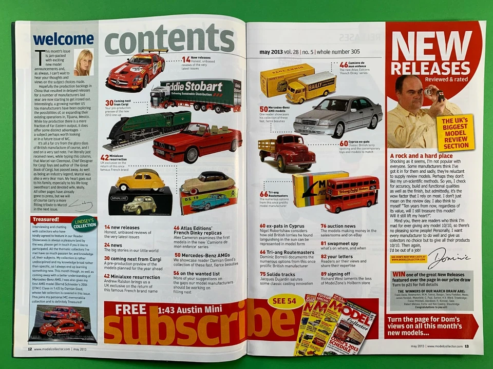 MODEL COLLECTOR Magazine - May 2013 - Chevrolet Corvette Sting Ray Coupe 1963 - Image 2 of 3