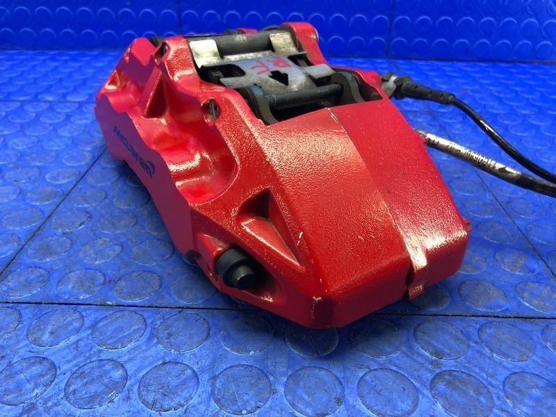 2016-2021 MCLAREN 570S OEM FRONT RIGHT CARBON CERAMIC BRAKE CALIPER RED