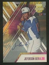 2017 Panini Elite Jeferson Geraldo Auto #8/10 Gold Extra Edition Autograph