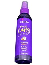 Aussie Miracle Curls Curl Refresher with Coconut  Jojoba Oil Max Hold 5.7 Fl Oz