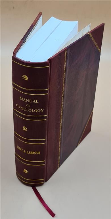 1886 Leather Bound Gynecology Manual - Digital Edition  