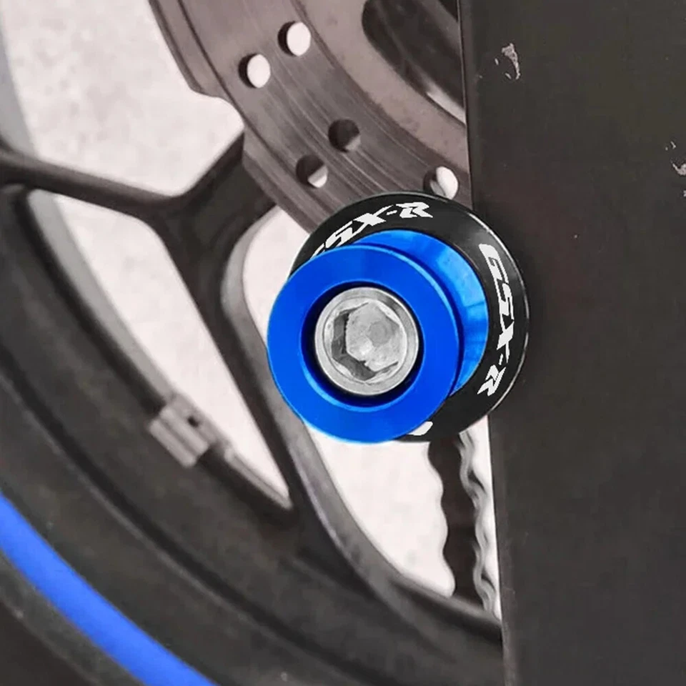 Carretes de brazo oscilante M8 X1.25 tornillo de soporte deslizante 2 piezas para Suzuki GSXR 600 750 1000 Foto 2 de 4