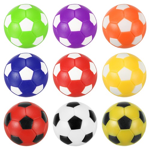 Tischfußball Bälle 36 Mm – 9 Stück In 9 Farben, Kunststoff, Für Tischkicker & Heimspiele