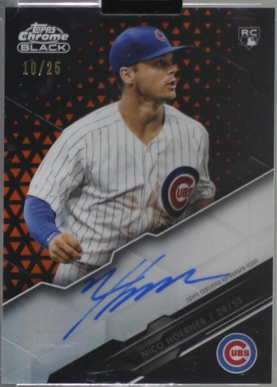 Topps Chrome Black Nico Hoerner #CBA-NH 2020 for sale | eBay