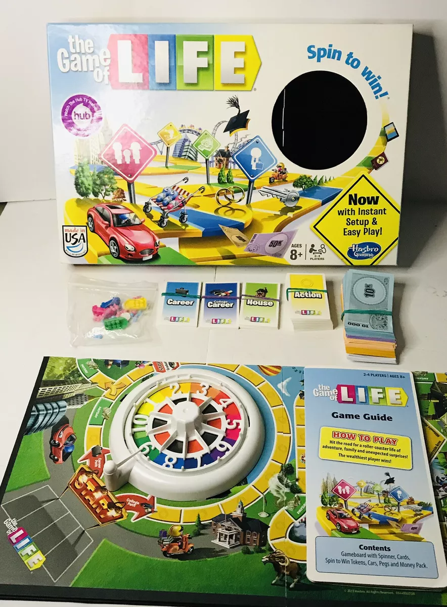 The Game Of Life with Instant Setup & Easy Play Ages 8+ 2-4