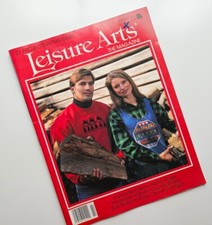 Vintage Leisure Arts The Magazine February 1995 Crochet CrossStitch Patterns Lot