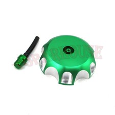 Coperchio tappo serbatoio verde per Kawasaki KFX 450R 2008 ATV Quad 4 Wheeler