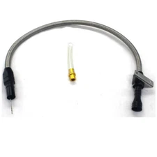 For Ford AOD Flexible Chrome Stainless Steel Transmission Dipstick AODE 4R70W