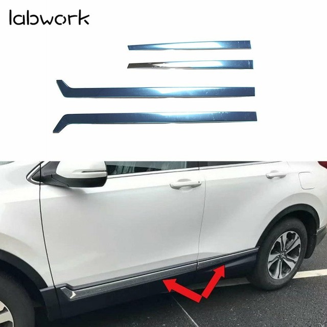 For Honda CRV 20172020 Stainless Steel Body Chrome Side Door Molding