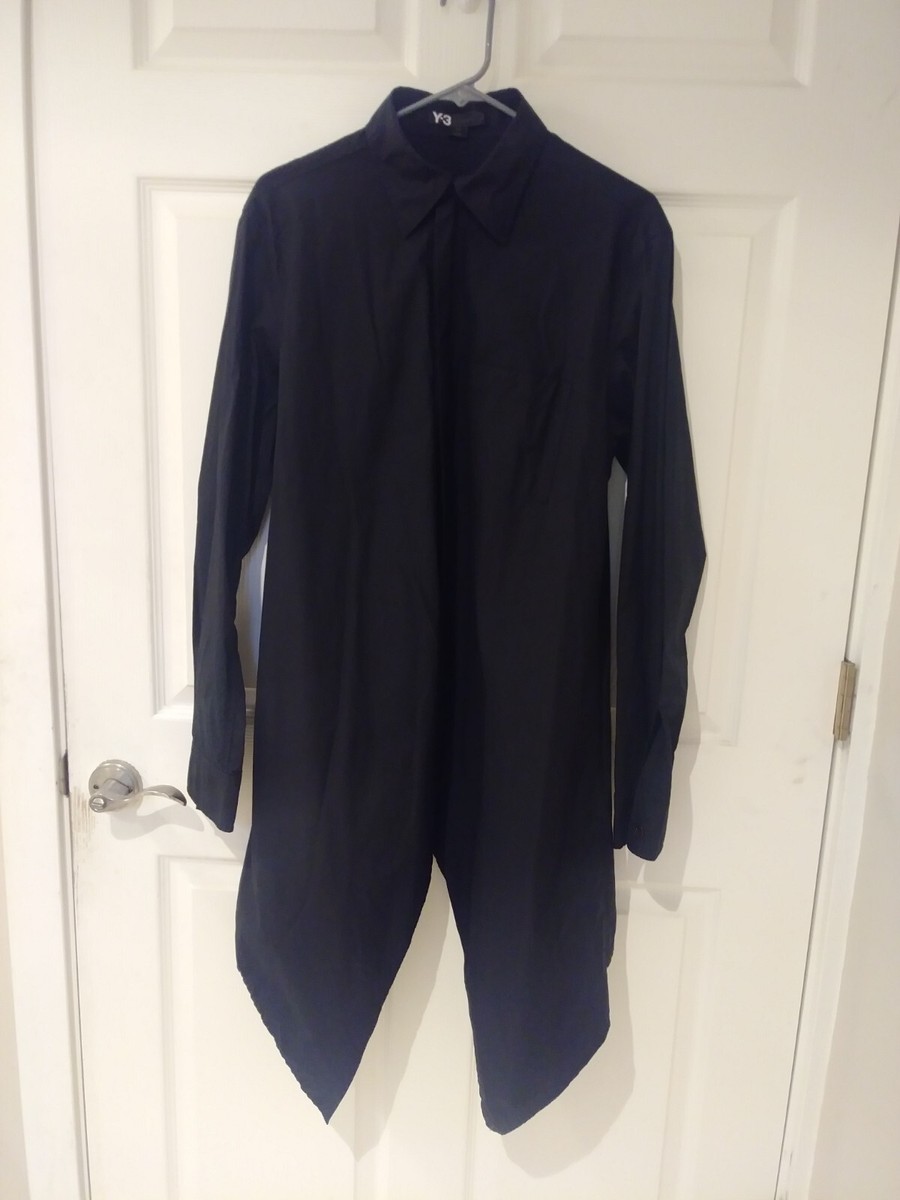 Y-3 Yohji Yamamoto Collar Zip Long Shirt Tunic y3 adidas | eBay Y-3 Yohji Yamamoto Collar Zip Long Shirt Tunic y3 adidas | eBay