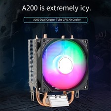 MultiPlatform 9CM CPU Air Cooler with Dual Heat Pipes for Optimal Performance