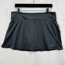 C9 by Champion Skort Women L Black Activewear Skirt Mesh Inserts