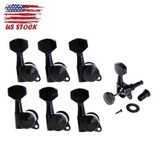 6 Right Guitar Tuning Pegs Locking Tuners Key Machine Heads Heavy Duty Gear